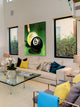 "World as Cue Ball" Painting Print on Canvas by Emmett Watson
