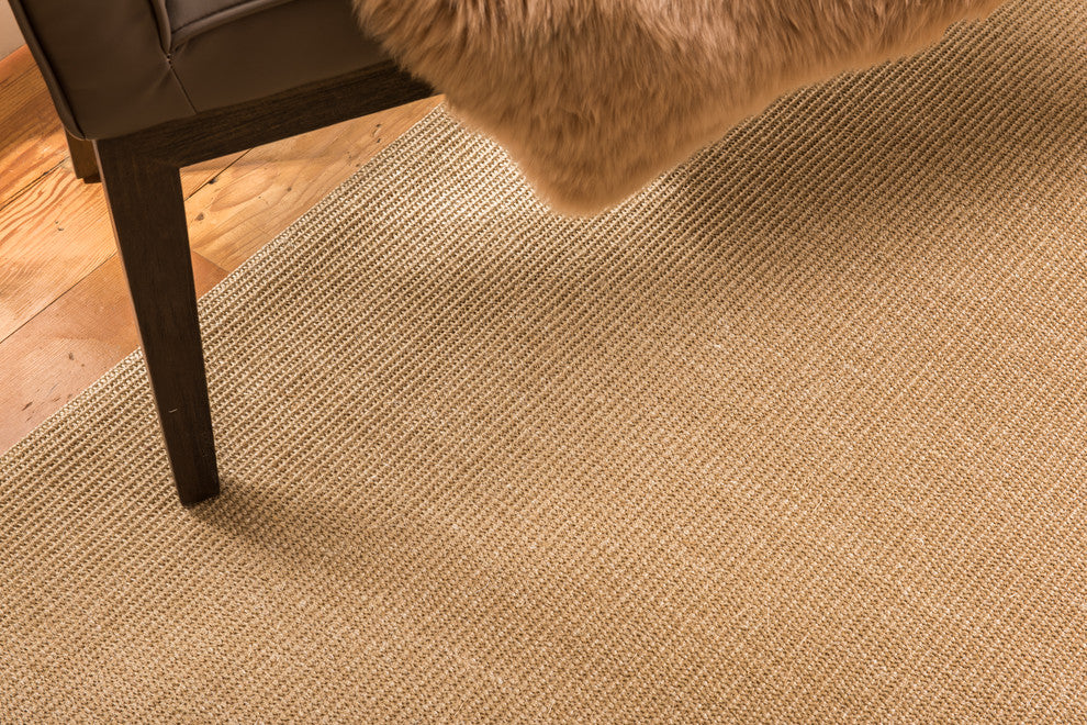Tribeca Hand-Crafted Sisal 5X8 Ft. Contemporary Area Rug Carpet, Beige, 6 Ft. X