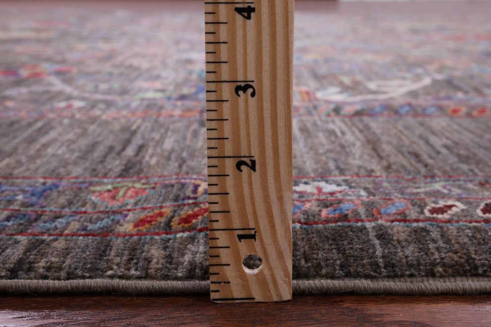 Handmade Persian Tabriz Wool Rug 6' 9" X 9' 10" Q9623