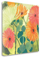 "Tangerine Garden I" By Kathrine Lovell, Giclee Print on Gallery Wrap Canvas