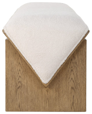 Uttermost - 23806 - Bench - Wedged - Soft Ivory