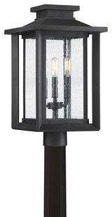 Wakefield 3-Light Outdoor Lantern, Earth Black