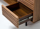 Modrest Maggie Modern Walnut and Grey Buffet