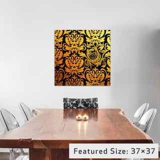 "Modular Movement in Black & Gold" by 5by5collective, 37x37x1.5