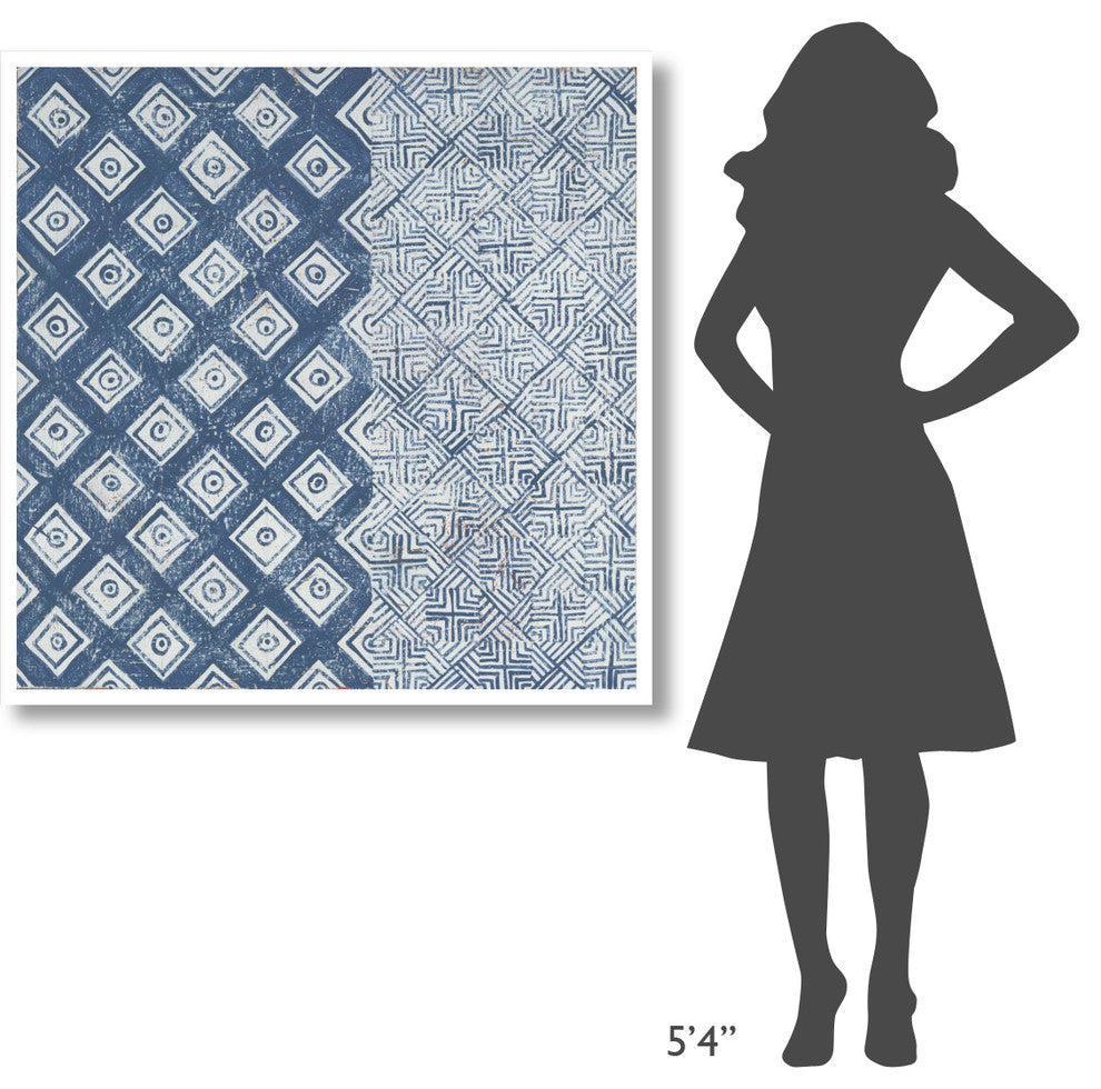 "Maki Tile II" Digital Paper Print by Kathrine Lovell, 42"x42"