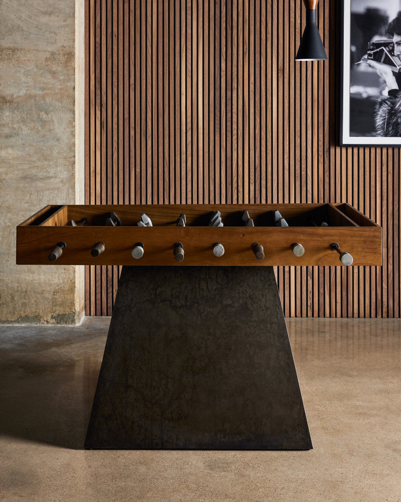 Foosball Table-Natural Brown Guanacaste
