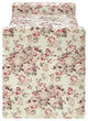 Rustic Manor Emberly Bench, Upholstered, Linen, Cluster Red