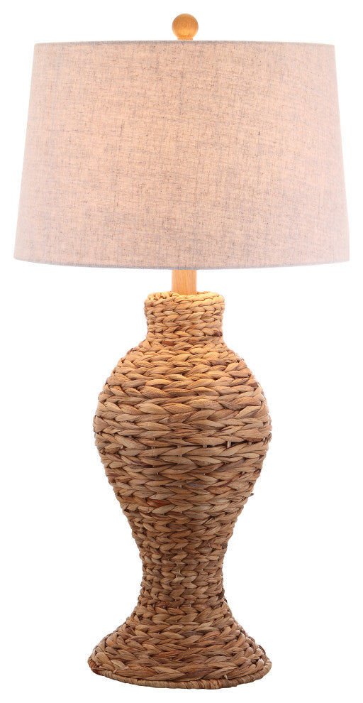 Elicia 31" Seagrass Weave Table Lamp, Natural