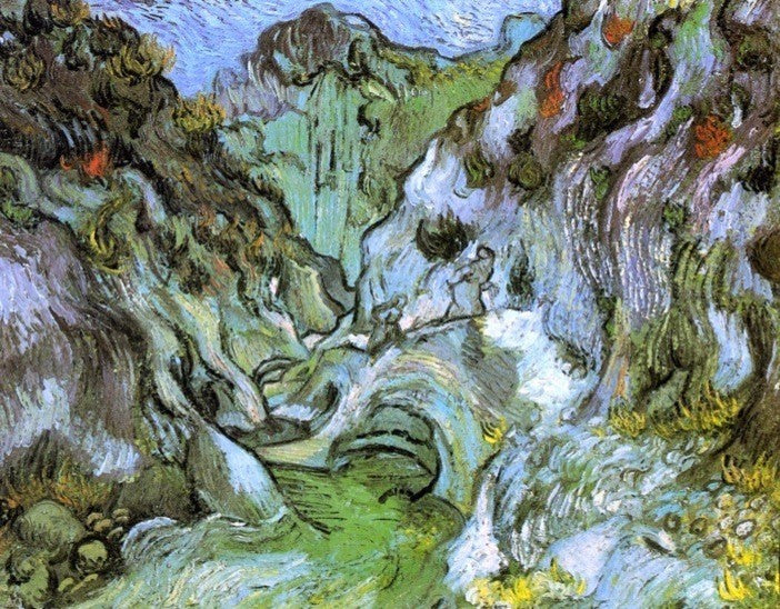 Vincent Van Gogh Le Peiroulets ravine Wall Decal