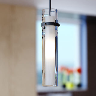 Vilo Contemporary Mini Pendant Ceiling Light White Glass, Matte Black