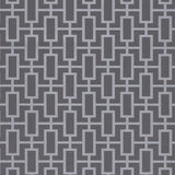 Shades, Damask Geometric Graphic Gray, Light Violet Wallpaper Roll