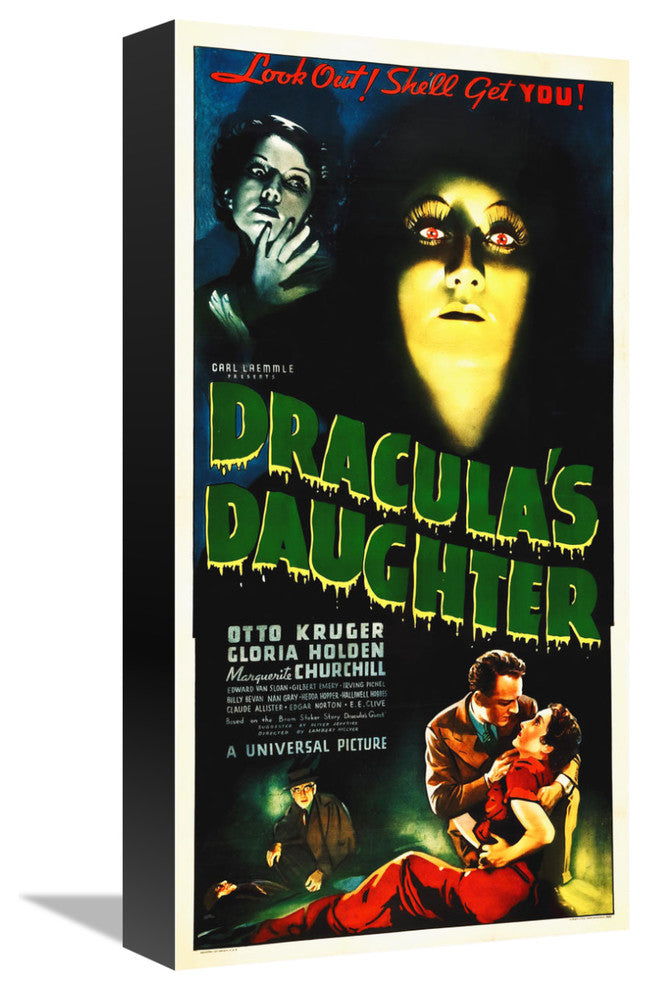 "Dracula's Daughter, 1936" Canvas by Hollywood Photo Archive, 8x16"