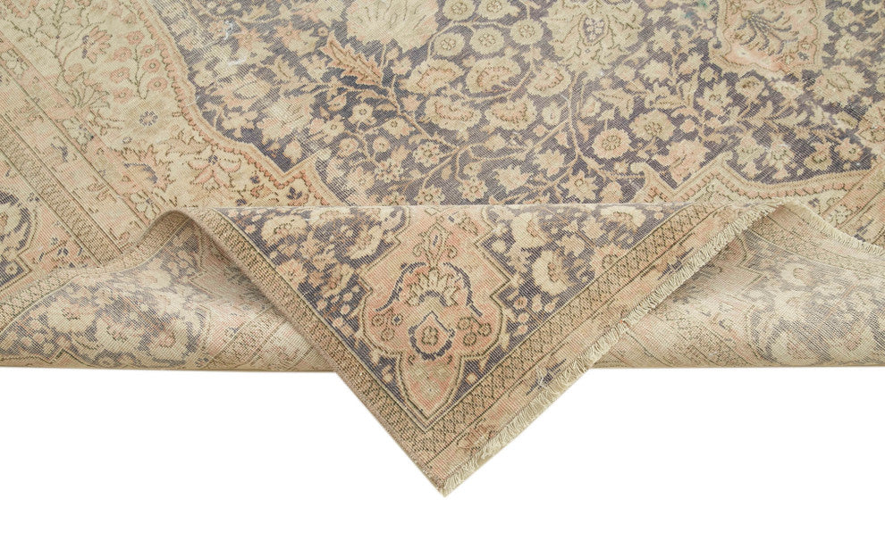 Rug N Carpet - Handwoven Oriental 7' 4'' x 10' 4'' Distressed Area Rug