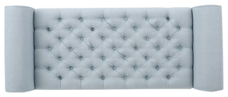 GDF Studio Keiko Contemporary Rolled Arm Fabric Storage Ottoman Bench