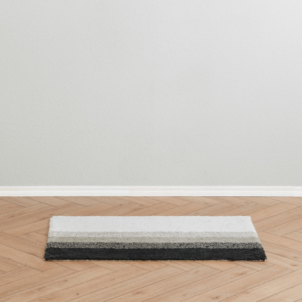 Avebury Cotton Bath Mat, Gray, 30x50