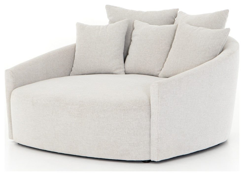Chloe Media Lounger-Delta Bisque