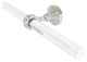 Pacific Grove 2 Arm Guest Towel Holder with Groovy Accents, Satin Nickel
