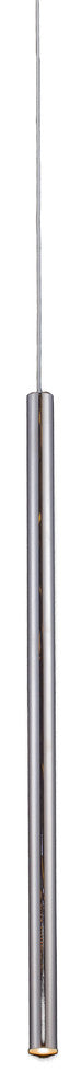 Stainless Steel Single Pendant Down Light, Shiny Nickel