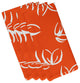 19x19", Eva Floral Print Napkin, Orange, Set of 4