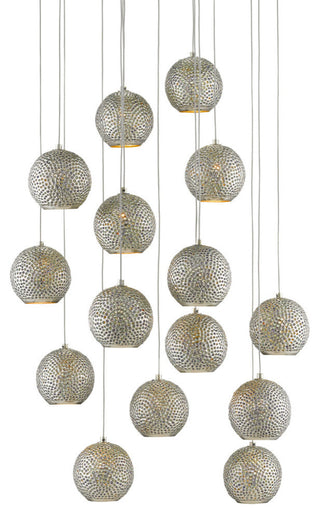 Giro Round 15-Light Multi-Drop Pendant