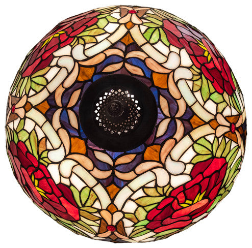 Meyda Lighting 232775 20" Wide Renaissance Rose Inverted Pendant