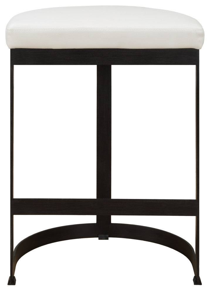 Uttermost Ivanna White Counter Stool