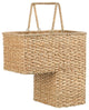 Woven/Bangkuan Stair Basket With Handles, Natural