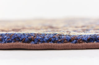 Unique Loom Dark Blue Augustus Milan 5' 0 x 5' 0 Round Rug