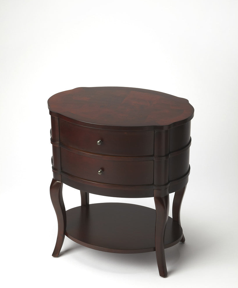 Jarvis Cherry Oval Side Table