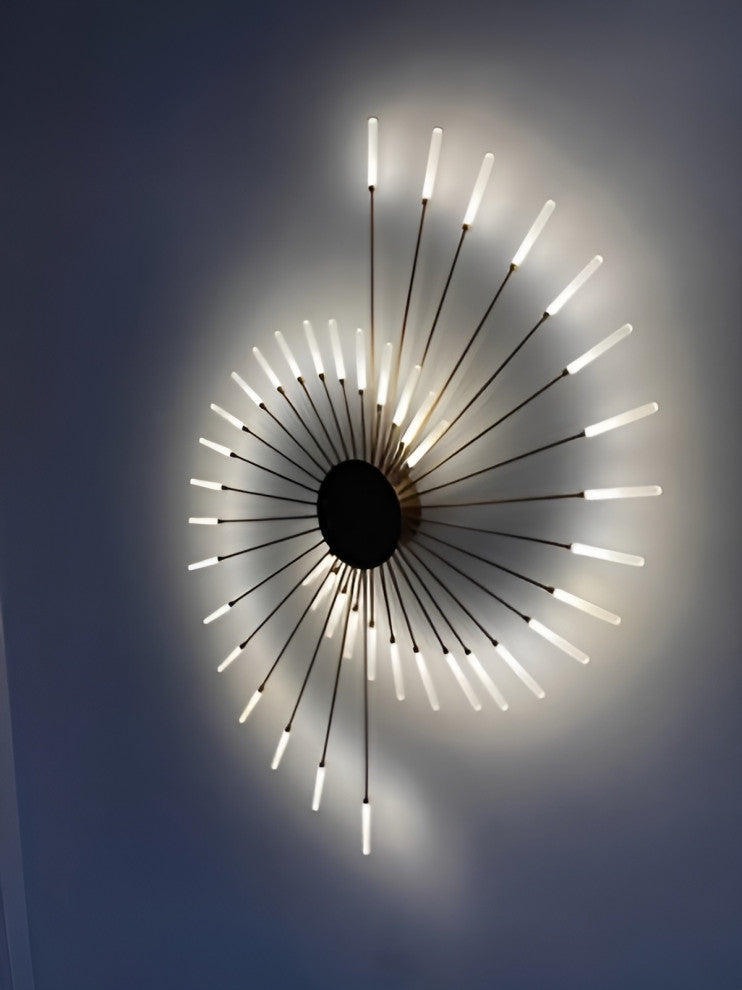Winterthur | Exquisite LED Metal Ceiling Light, Black, 42 Heads