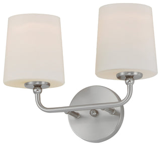 Maxim 12092SW Bristol 2 Light 10" Tall Bathroom Sconce - Satin Nickel