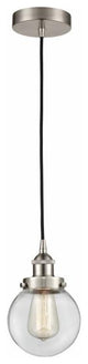 Innovations 616-1PH-SN-G202-6 1-Light Mini Pendant, Brushed Satin Nickel