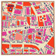 Holli Zollinger Paris Map Pink Framed Wall Art