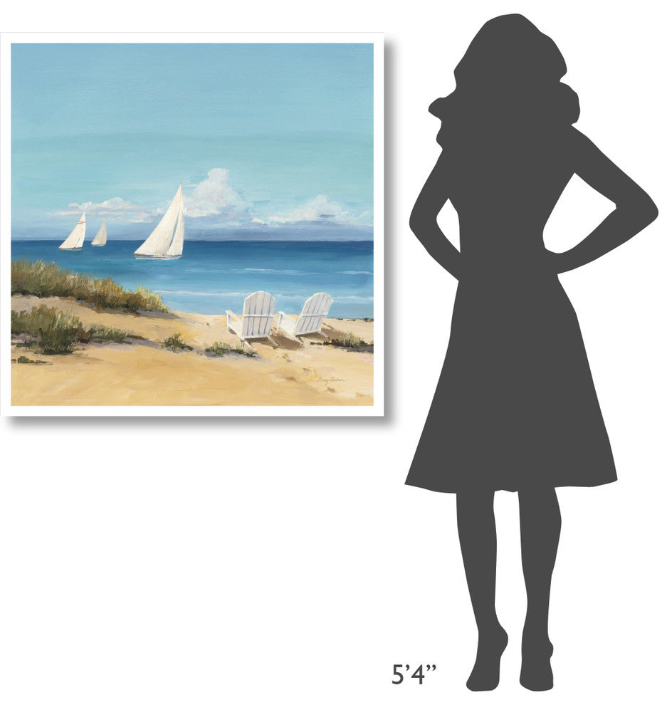 "Setting Sail" Digital Paper Print by Avery Tillmon, 38"x38"