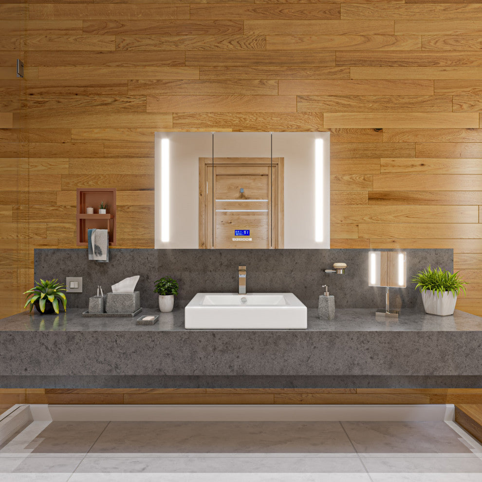 Alfi Brand Abco1023 7 Piece Solid Concrete Bathroom Accessory Set
