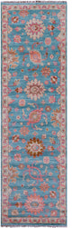 2' 8" X 8' 8" Runner Turkish Oushak Handmade Wool Rug - Q15485