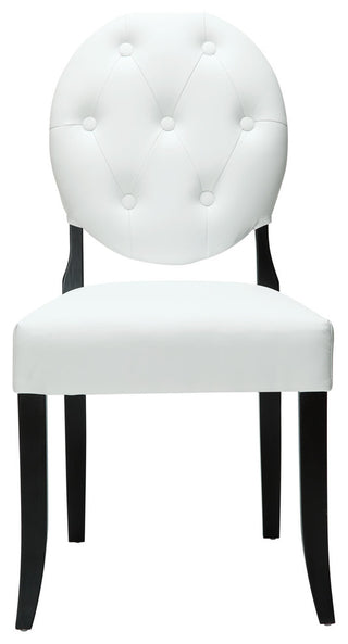 Modern Contemporary Kitchen Dining Side Chair White