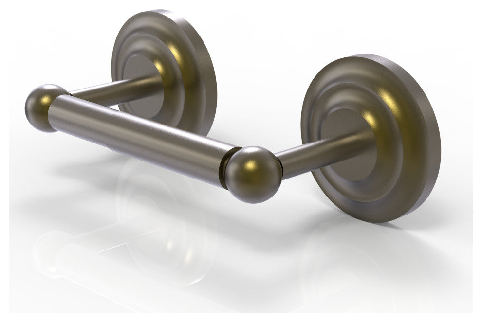 Prestige Que New 2 Post Toilet Tissue Holder, Antique Brass