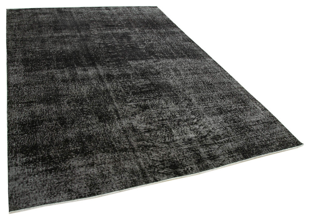 Rug N Carpet - Hand-knotted Anatolian 6' 5" x 9' 6" Vintage Overdyed Area Rug