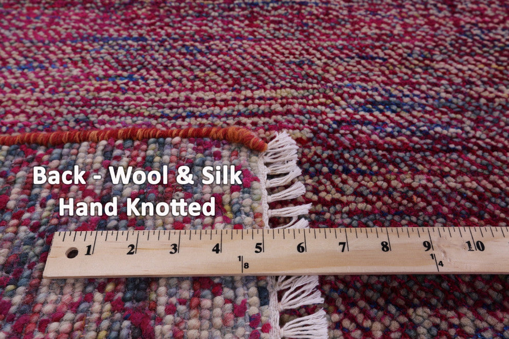 Wool & Silk Savannah Grass Handmade Rug 8' 2" X 10' 1" - Q15451