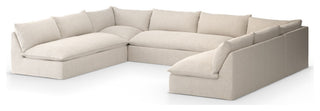 Grant Outdoor 5 Pc Sectional-Faye Sand