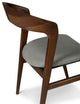 Modern Brazilian, Velma, Side Chair, Nogal/Essence Gray