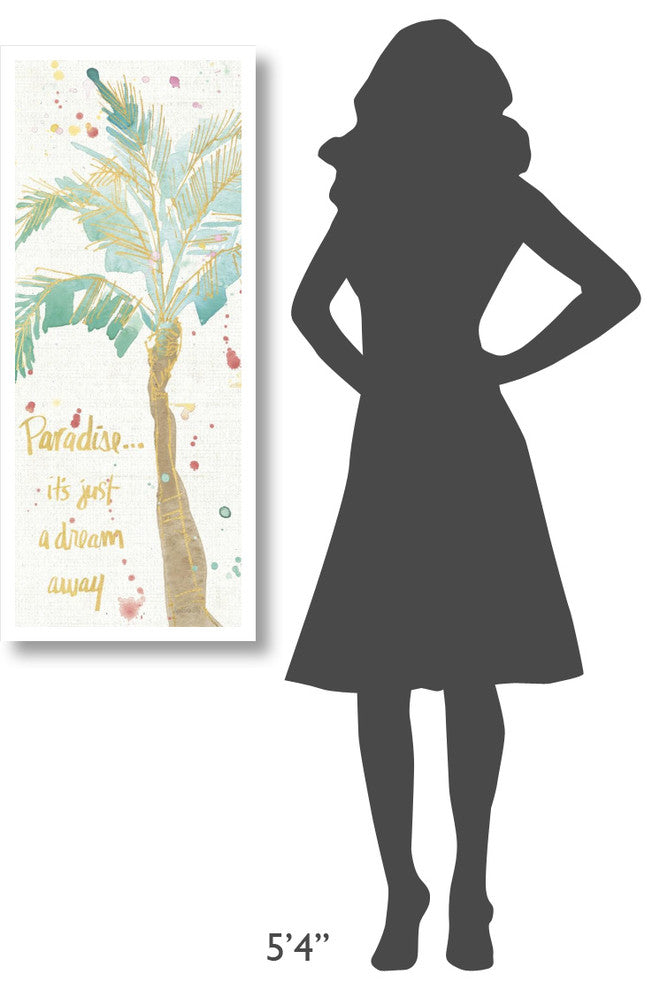 "Flamingo Fever IX" Digital Paper Print by Anne Tavoletti, 18"x42"