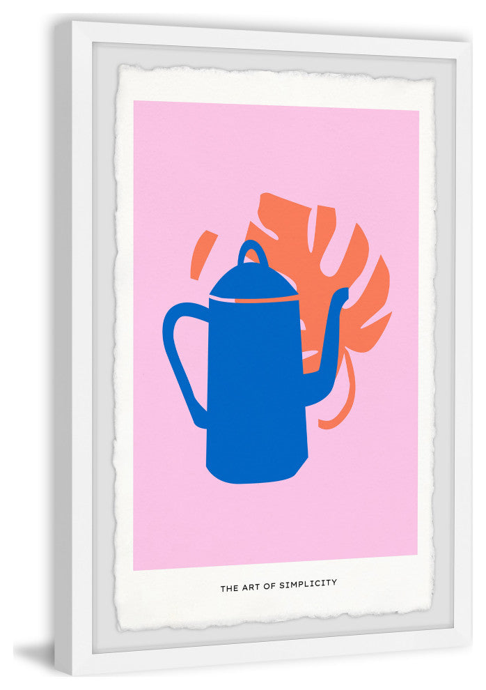 "Gooseneck Kettle" Framed Painting Print, 20x30