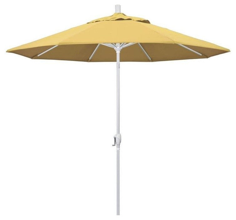 9' Aluminum Umbrella Push Tilt, Sunbrella, Wheat
