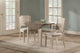 Hillsdale Clarion 5-Piece Round Drop Leaf Dining Set With Side Chairs