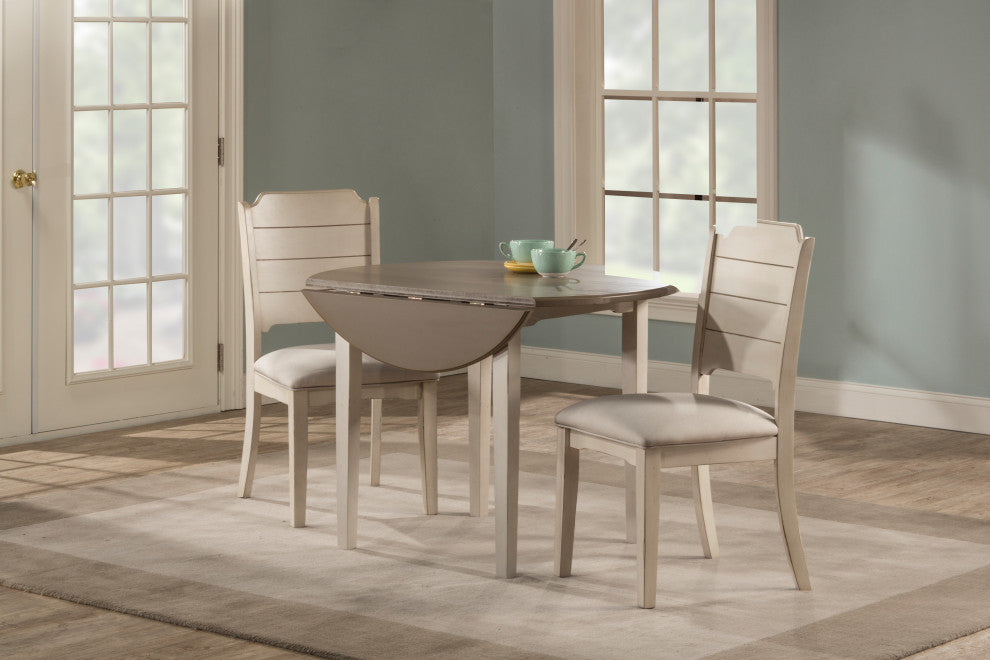 Hillsdale Clarion 5-Piece Round Drop Leaf Dining Set With Side Chairs