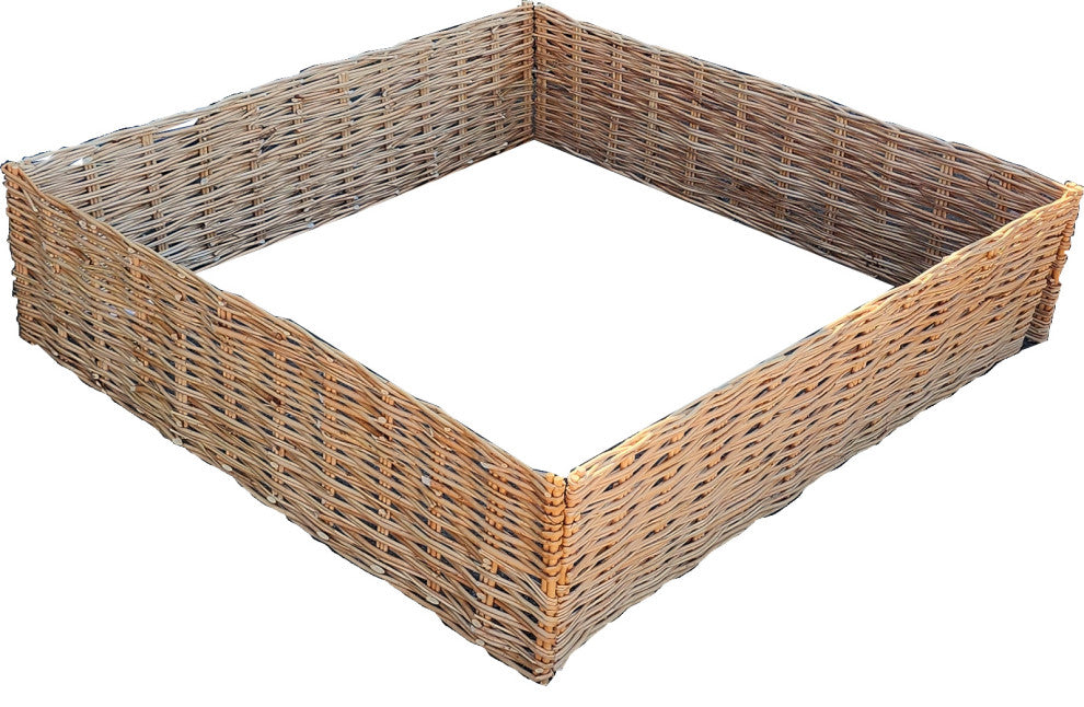 Debarked Willow Raised Bed