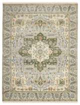 Milano Caly Area Rug, White, 8' x 10', Medallion