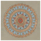 "Copper Mandala II" Digital Paper Print by Kathrine Lovell, 32"x32"